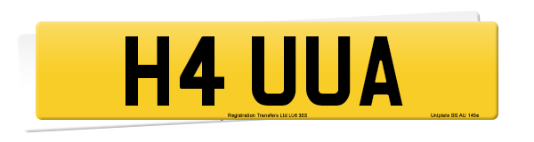 Registration number H4 UUA
